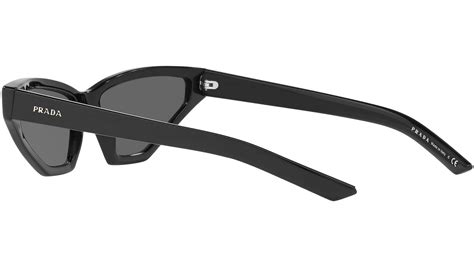 Prada PR 12VS 1AB5S0 57 Prada 57 mm Black Sunglasses